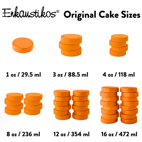 Cadmium Orange Original Cakes