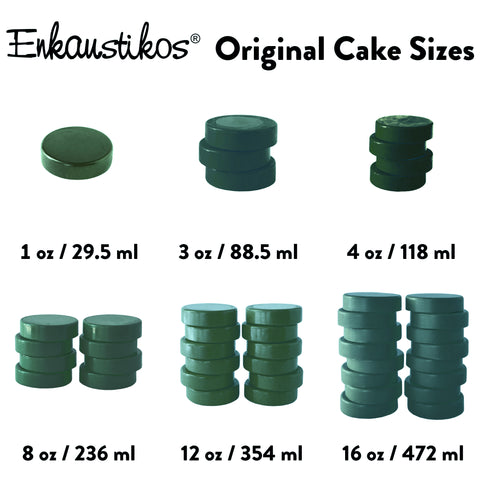Cobalt Teal Green Original Cakes