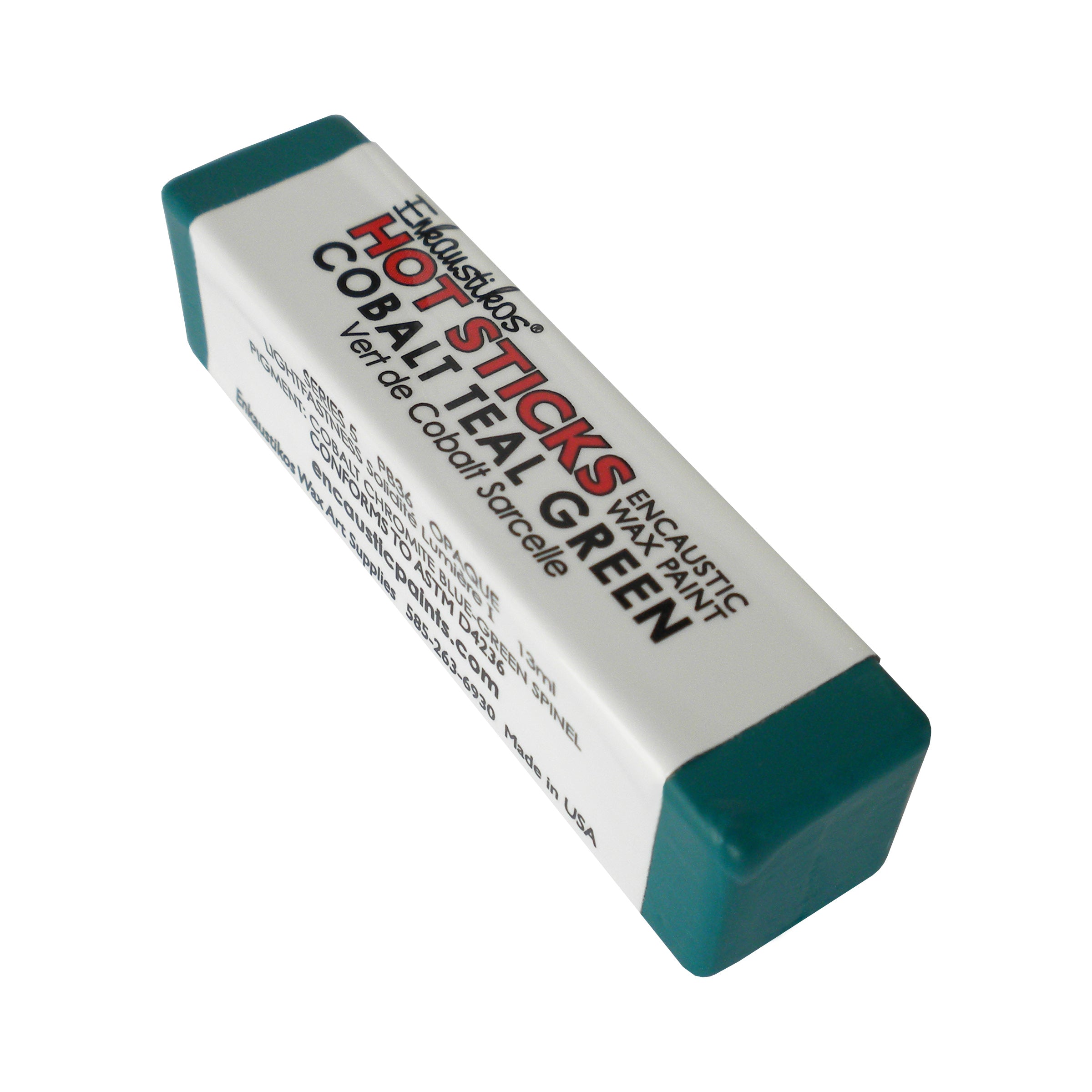 Hot Stick Label Cobalt Teal Green Hot Stick 15 ml – Enkaustikos