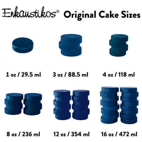 Cobalt Turquoise Blue Original Cakes