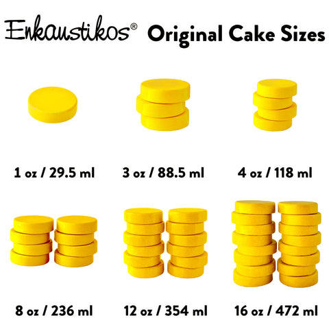 Fluorescent Yellow Original Cakes