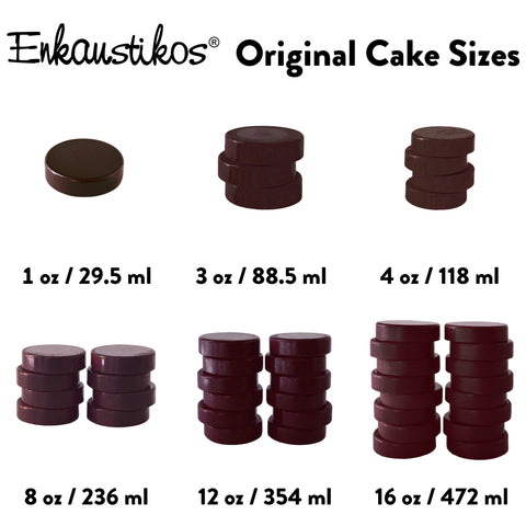 Raw Umber Original Cakes